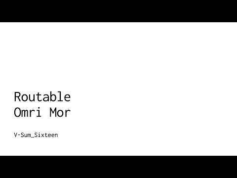 Routable technical briefing thumbnail