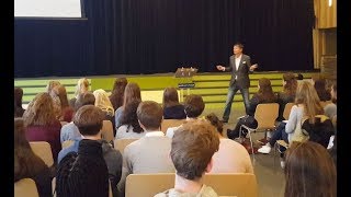 Masterclass voor 100 5 VWO leerlingen in Den Haag.