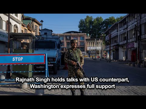 Rajnath Singh holds talks with US counterpart, Washington expresses full support