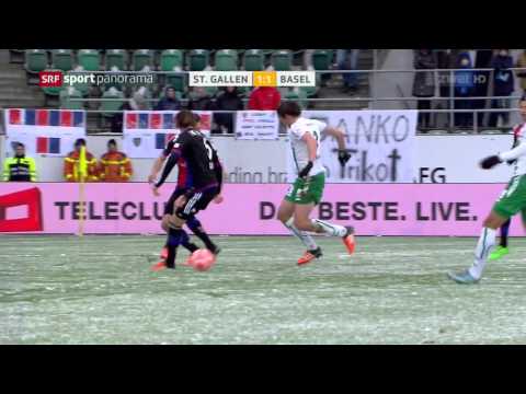 2015/16: 16th round - FC St. Gallen vs FC Basel 2:1 (1:1)