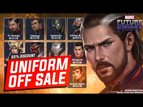 Uniform Diskon 50% Tinggal 2 Jam Lagi !!! Rekomendasi Uniform WBL / WBU - Marvel Future Fight