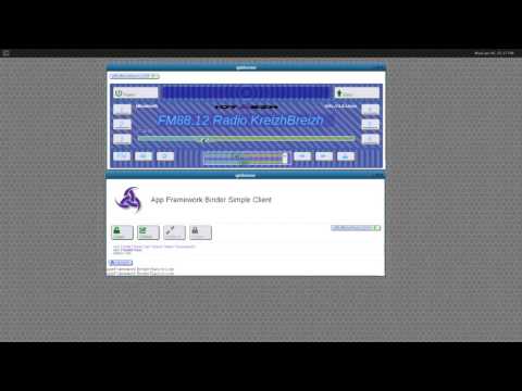 Application Framework Binder on AGL distribution - Demo