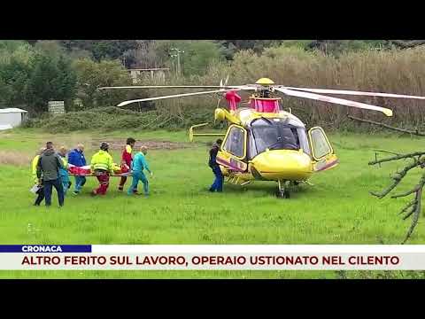 CRONACA. ALTRO FERITO SUL LAVORO, OPERAIO USTIONATO NEL CILENTO