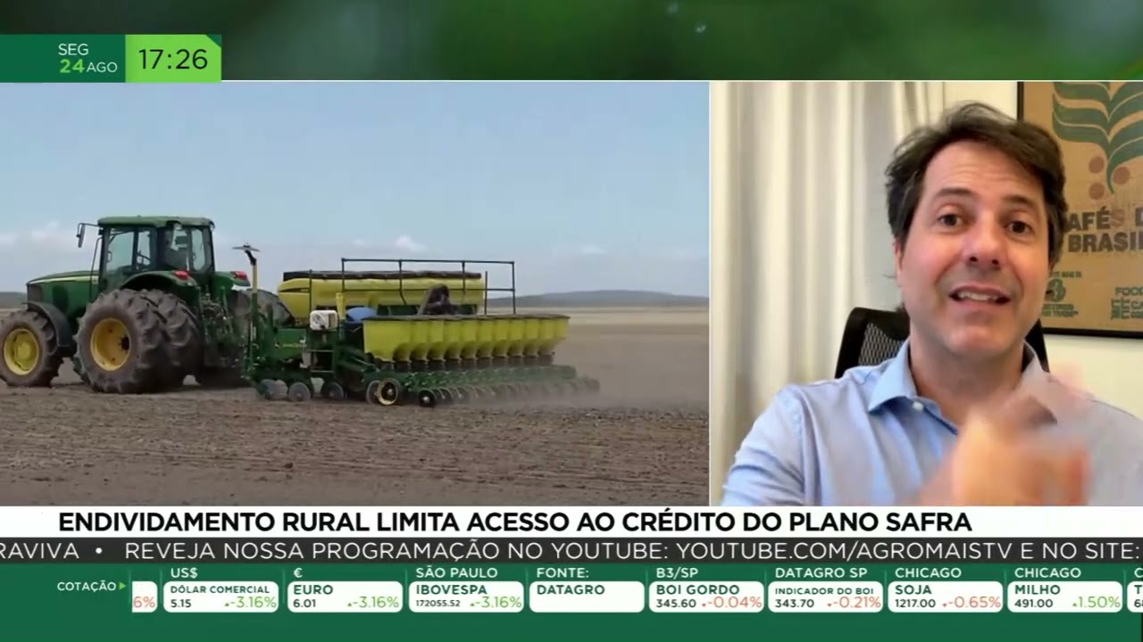 Endividamento rural limita acesso ao crédito do Plano Safra
