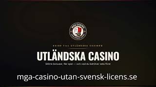 Utländska Casinon 2026 - Casino utan Svensk Licens