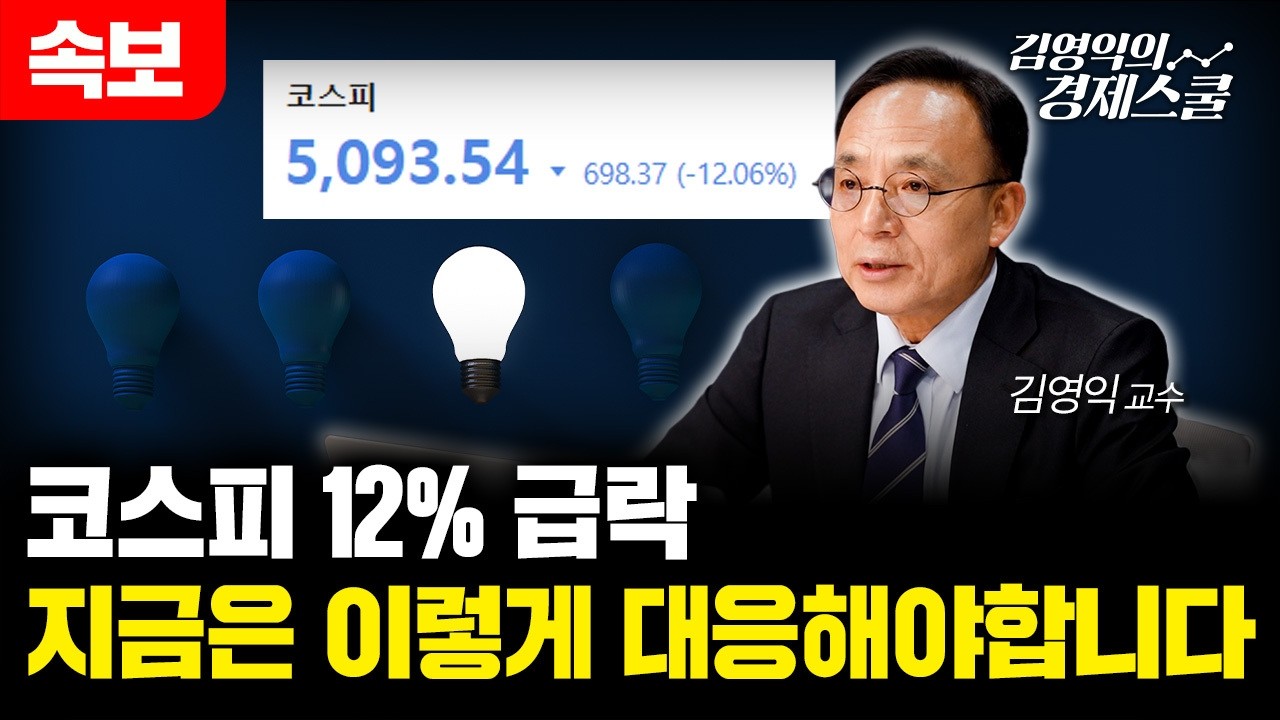 [속보] 이틀 연속 코스피 급락.. 지금 필요한 투자대응 전략ㅣ김영익 교수 공식 채널