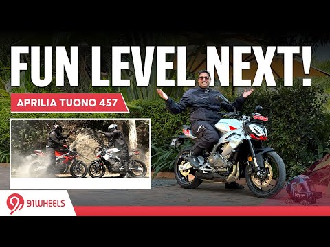 2025 Aprilia Tuono 457 Ride Review || Best twin cylinder fun-to-ride bike under 4 lakh in India?