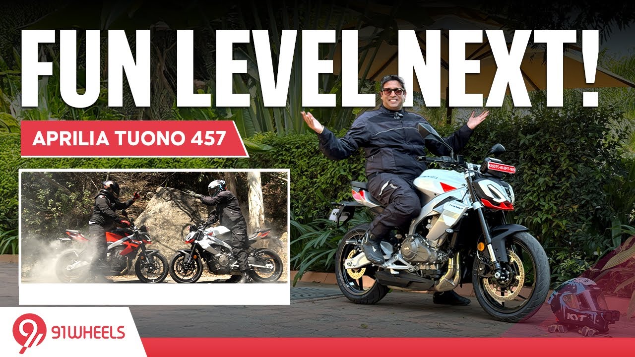2025 Aprilia Tuono 457 Ride Review || Best twin cylinder fun-to-ride bike under 4 lakh in India?