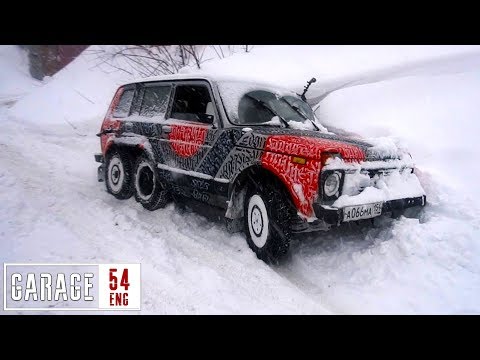 Team Builds A 6&#215;6 Custom Off-Roader And Take It For A Snowy Spin