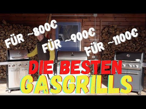 Der GROSSE TEST: GASGRILLS - Die besten Gas-Grills für 800€, 900€ und 1.100€ - Gasgrill Test 2021