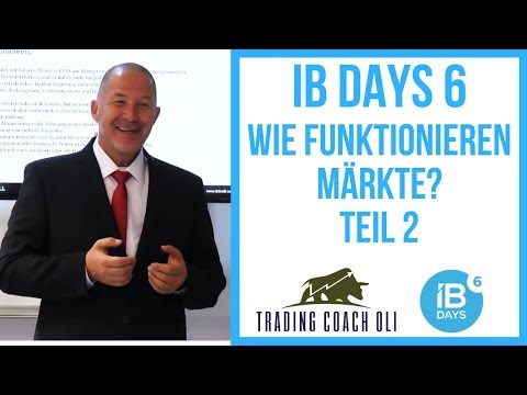 Trading Coach Oli  -  IB DAYS 6 -   Ein sinnvolles Marktmodell  -  So funktionieren Märkte - Teil 2