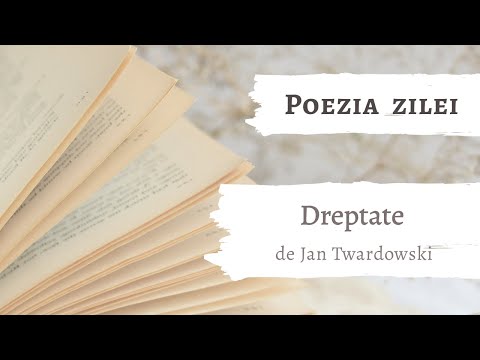 Poezia zilei - „Dreptate ” de Jan Twardowski