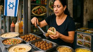 İsrail'de Sokak Yemekleri Denedim | Tel Aviv Pazarı ! -152 🇮🇱