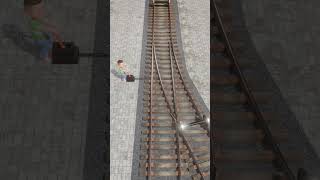 Trains Changing Tracks The Hidden Mechanism Revealed #3danimation