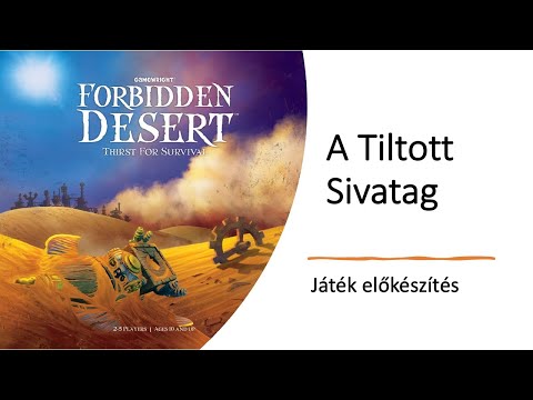 A tiltott sivatag - Játék előkészítés - Robert SoloPlay