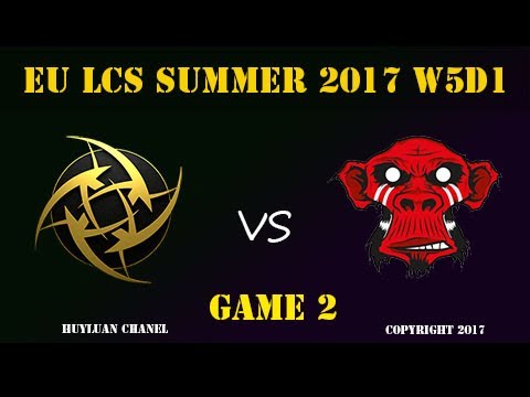 NIP vs MM Highlights Game 2 EU LCS SUMMER 2017 Ninjas in Pyjamas vs Mysterious Monkeys