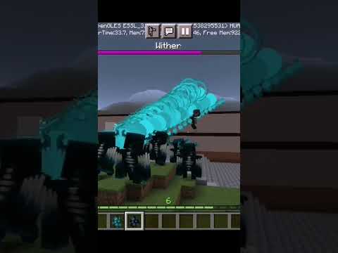 Stories mo - 1 WITHER vs 100 WARDEN minercraft mob Battle #minecraft#minecraftseeds #shorts #shortvideo