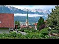 Relaxing Walk Around Mutters Village Near Innsbruck Austria