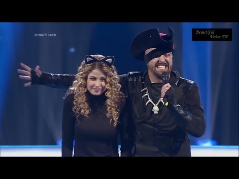 Svetlana vs. Dmitriy. 'Голубой щенок'. The Voice 2017.
