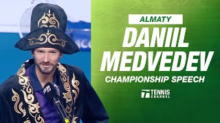  Daniil Medvedev Championship Speech | 2025 Almaty
