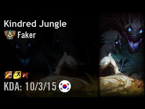Kindred Jungle vs Elise - Faker - KR Challenger Patch 6.7