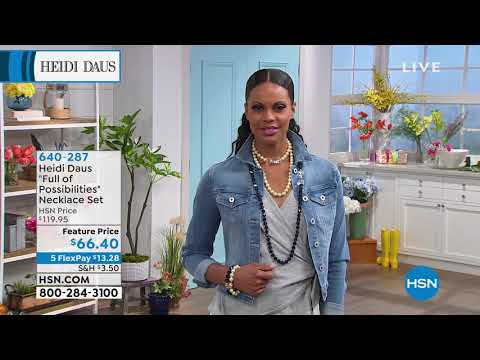 Heidi Daus "Full of Possibilities" Convertible Necklace ...