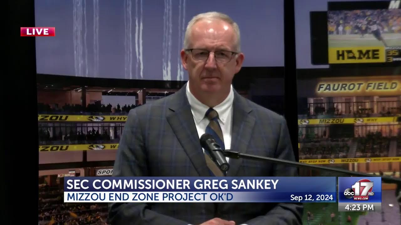 University of Missouri Board of Curators news conference after approval of end zone project