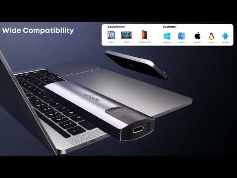 NECLaVie NX350/J【M.2SSD 256GB+HDD500GB】 Nusyn NSE20 10Gbps M.2 NVMe/SATA SSD Enclosure,USB-C External Hard