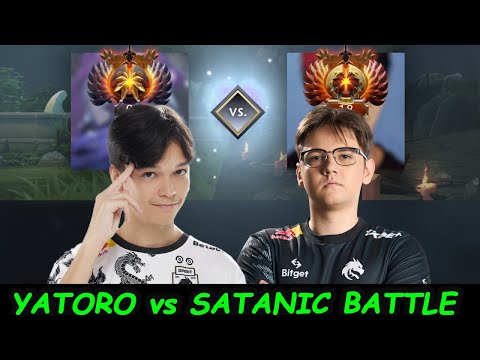 SATANIC vs YATORO : TEAM SPIRIT Ex-Carry vs New Carry Battle Dota 2 pro Gameplay