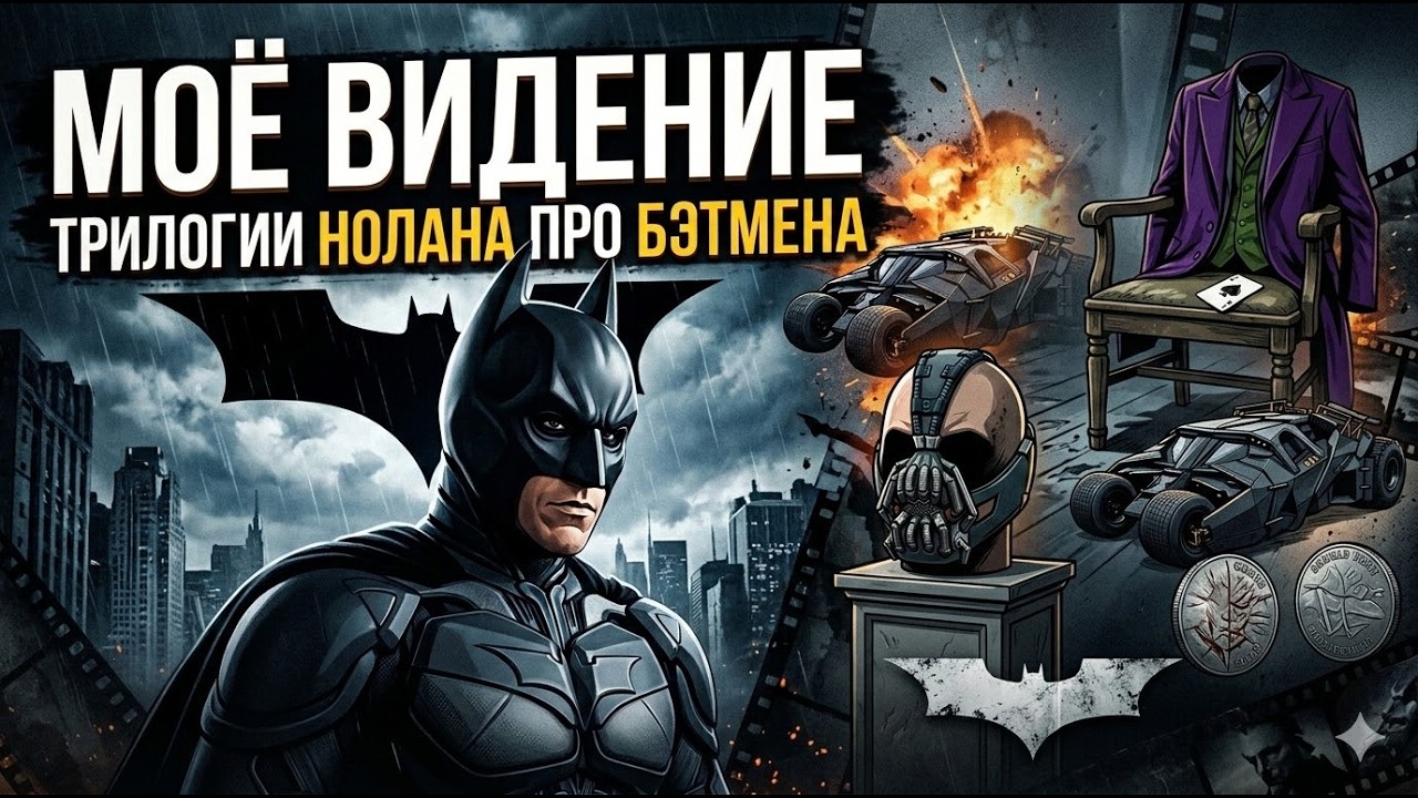 Немного про трилогию "Темный рыцарь" Нолана / подкаст