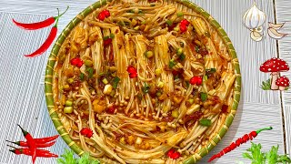 Cách làm Nấm Kim Châm Sốt Cay siêu ngon đơn giản tại nhà ăn là ghiền