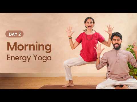 Morning Energy Yoga to feel Active | Day 2 of Chakra Camp