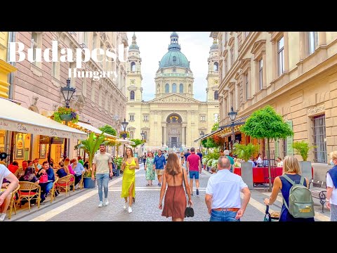 Budapest, Hungary 🇭🇺 - 4K HDR Walking Tour