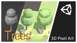 Creating Trees for 3D Pixel Art
