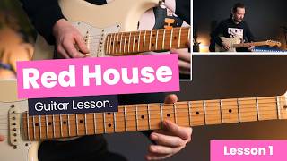 How To Play Red House - Jimi Hendrix Guitar Lesson [Lesson 1 of 2]