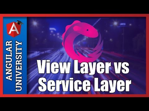 💥 Angular RxJs - Separating The View and The Service Layer With An Observable based API