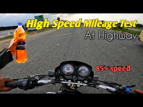 2025 Splendor + High speed mileage test At Highway 🛣  (  shocking 😳 result  )