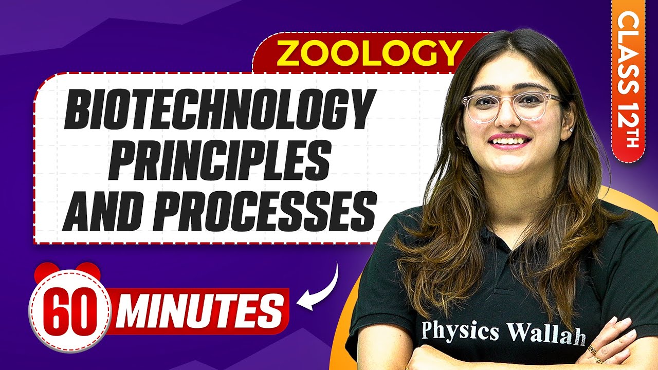 Biotechnology Principles And Processes in 60 Minutes | Class 12th Zoology | Mind Map Series