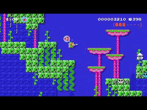 Link's Big Adventure 3: Fishland by meemikirja 🍄Super Mario Maker 2 ✹Switch✹ #bsh