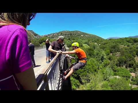 2015-05-17 GoPro Κάνοντας Rappel στην Καρύταινα Bridge View