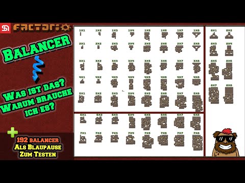 FACTORIO Tutorial | Das große BALANCER Video | Mit Blaupausen! | Tipps & Tricks | Deutsch
