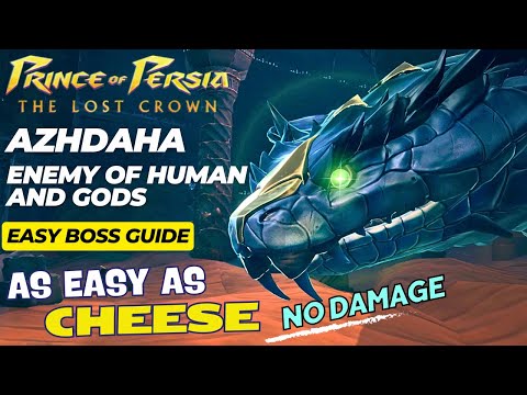 Azhdaha Easy Boss Guide ( No Damage , Immortal Difficulty ) - Prince of Persia The Lost Crown