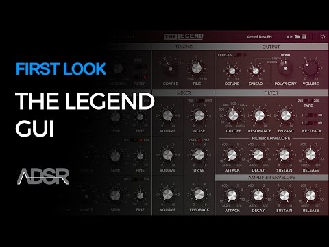 Synapse Audio The Legend - First Look PT 2 - GUI Overview