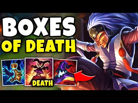 MAX AP SHACO TURNS HEALTH BARS TO DUST!! (1-SHOT BOXES) - League of Legends
