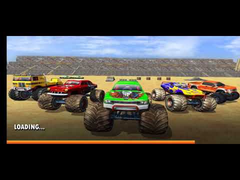 Monster Truck Derby Racing Crash Stunts-Truck Games. Level 6.