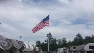 Flag Flying on Memorial Day