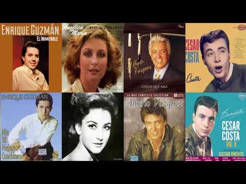 Recordando a Enrique Guzman,Angelica Maria,Cesar Costa&Alberto Vazquez CANCIONES 26 GRANDES exitos