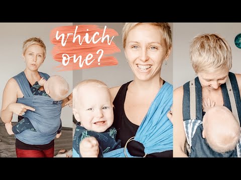 Which baby carrier to buy // wrap or ring sling or structured carrier?