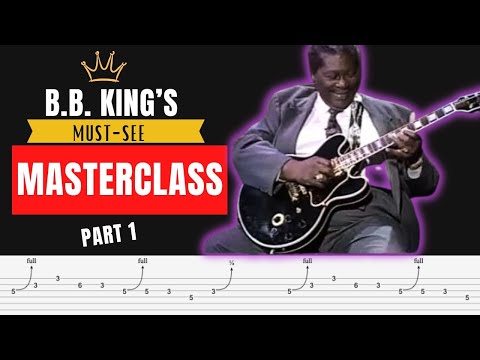 B.B. King Masterclass Part 1: Origin of vibrato, T-Bone Walker, Dom9 Chord tricks and more
