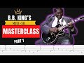 B.B. King Masterclass Part 1: Origin of vibrato, T-Bone Walker, Dom9 Chord tricks and more